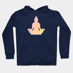 Sunset Buddha (Light Text) Hoodie